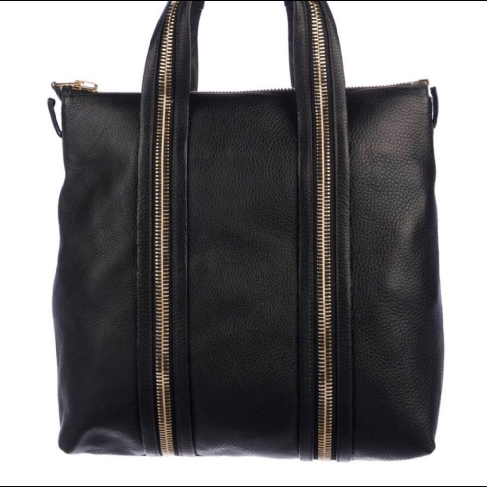Tom Ford Double zip straps with oversized zipper